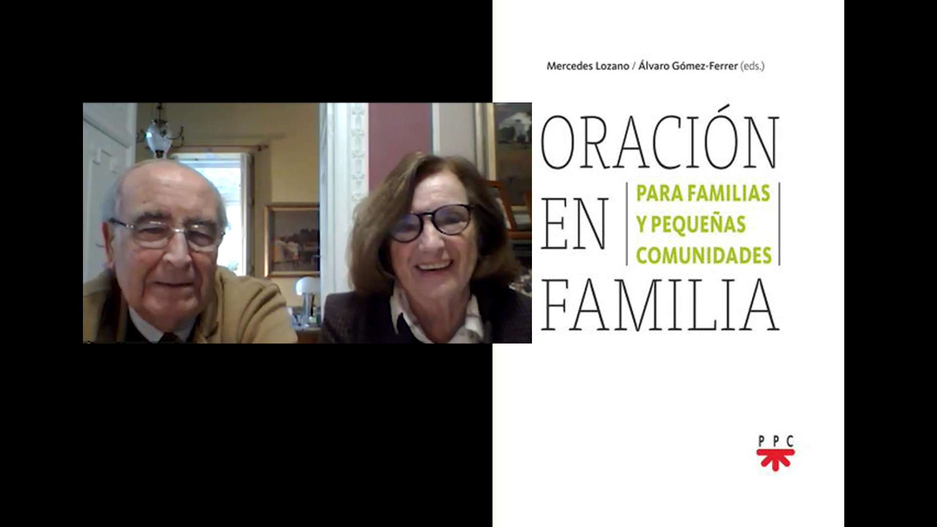 Oración en familia, Mercedes Lozano y Álvaro Gómez-Ferrer